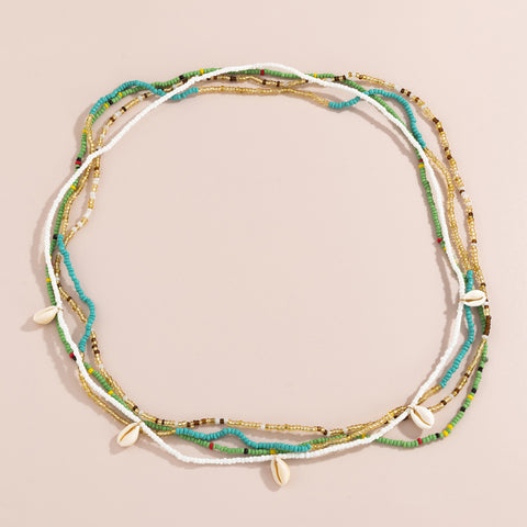 Boho Multi-Layer Colorful Beaded Waist Chain