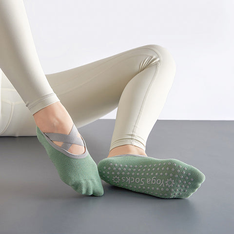 Professional Yoga Socks Women's Non-slip Short