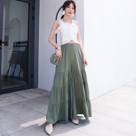 High Waist Wide Leg Pants
