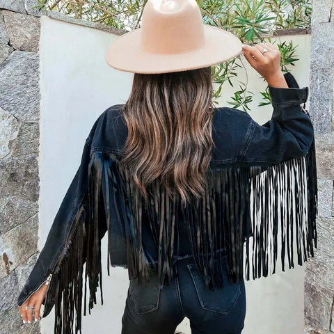 PREORDER Denise Tassel Denim Jacket