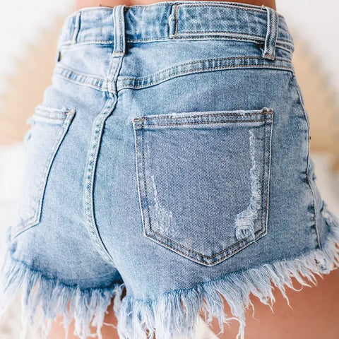 PREORDER Sally Casual Denim Shorts