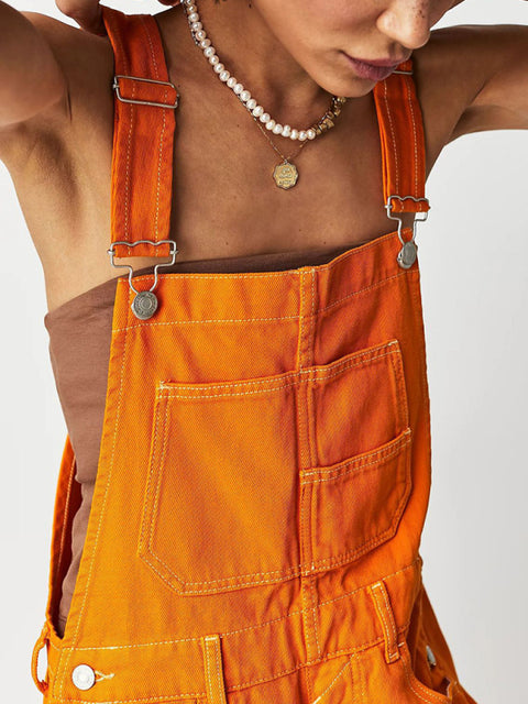 Loose Multi-Pocket Overalls Jeans! 👖