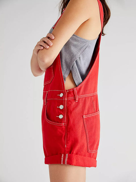 Loose Multi-Pocket Overalls Jeans! 👖